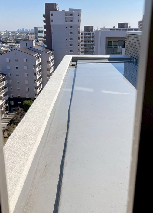 屋上高圧洗浄作業After